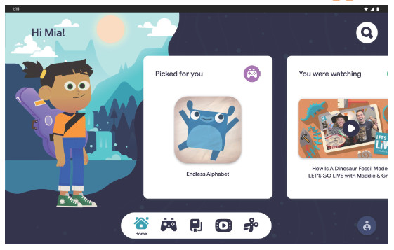 Kids Space example