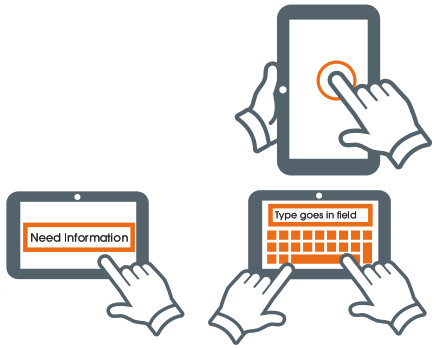 Inputting information