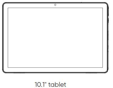 onn 10.1" Tablet WM1036P diagram