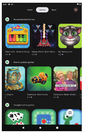 Entertainment space screenshot