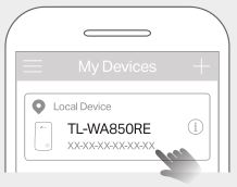 Device name in list