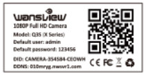 Camera sticker example