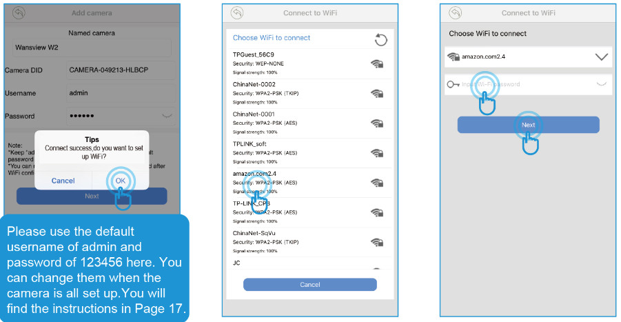 Selecting your home WiFi