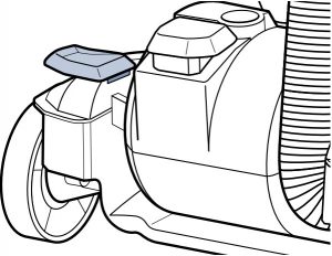 Location of release pedal