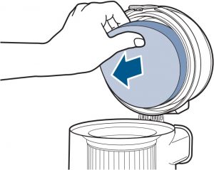 Removing the foam filter