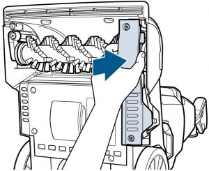 Repositioning belt cove
