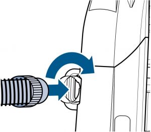 Inserting the stretch hose