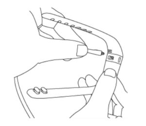 Attaching the charger