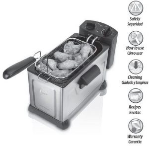 Oster 3.7L Immersion Deep Fryer Manual Image