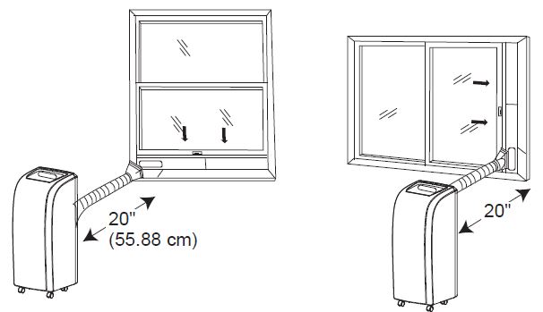 Proper placing of the air conditioner