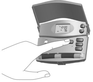 Day and time setting button