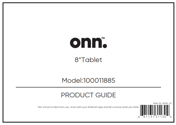 Diagram of tablet guide