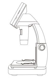 LCD Digital Microscope Image