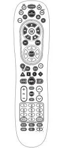 Cox Custom 4 Device Remote Control Manual Image