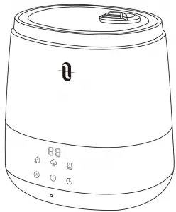 TAOTRONICS Hybrid Ultrasonic Humidifier manual Image