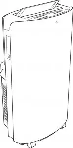 DELLA 14000 BTU Portable Air Conditioner Manual Image