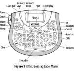 Letra Dymo Letratag LT100T Manual Thumb