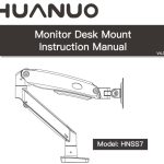 HUANUO Monitor Desk Mount Manual Thumb