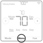 Honeywell Home TH6220WF2006 PRO T6 Smart Thermostat manual Thumb