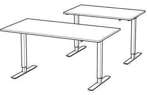 IKEA SKARSTA Desk Sit/Stand Manual Image