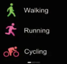 Activity selector screen
