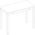 MAINSTAYS Parsons Desk manual Thumb