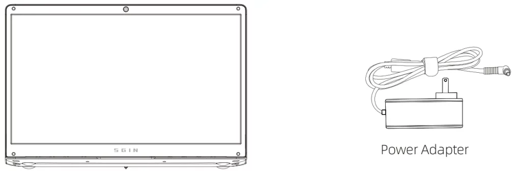 Accessories diagram of parts