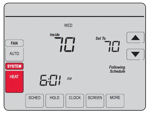 Buttons to press to access system mode