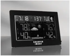 Sharper Image Weather Station/Clock 206085 manual Image