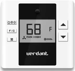Verdant Thermostat V Model manual Image