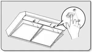 Whirlpool Range Hood manual Image