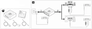 esinkin W29 Bluetooth Audio Receiver manual Image