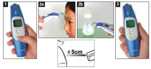 microlife NC100 Infrared Thermometer Manual Image