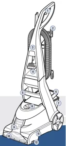 Bissell 1887, 1887T Proheat Essential manual Image