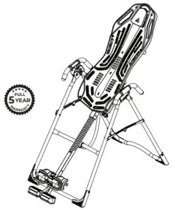 Teeter FitSpine X Series Inversion Table X1, X2, X3 Manual Image