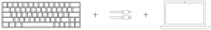 Plugging keybaord in