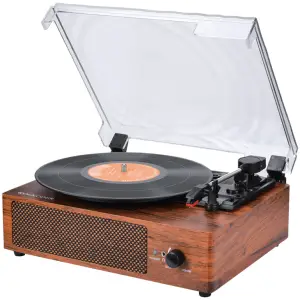 WOCKODER KD-2008BL Record Player Turntable LP Phonograph manual Image