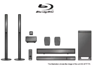 Panasonic SC-BTT / SA-BTT Series BTT770,BTT730,BTT270,BTT273 manual Image