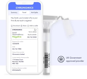 CHRONOMICS Rapid SARS-COV-2 Antigen Test manual Image