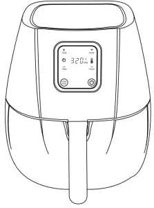 Cozyna YED-AF04 Air Fryer Manual Image