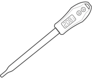 ETEKCITY EMT-100 Digital Meat Thermometer Manual Image