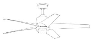 HAMPTON BAY 54-INDO Mena 54-Inch Ceiling Fan manual Image