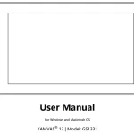 HUION KAMVAS 13 GS1331 Manual Thumb