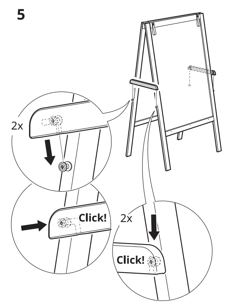 Attaching the cross beam to the frame