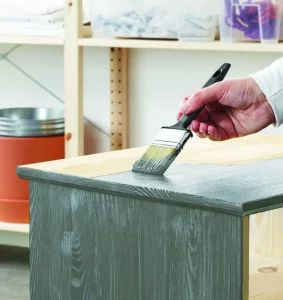 IKEA POPPARE Wood and Metal Furniture Paint manual Image