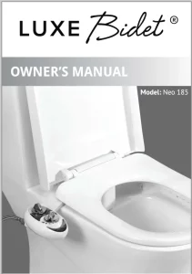 LUXE Bidet Neo 185 Manual Image