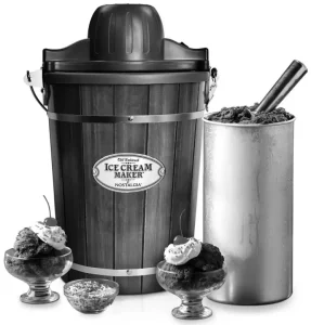 NOSTALGIA NWICM6DB 6-Quart Ice Cream Maker Manual Image