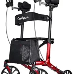OasisSpace OS-9223L Upright Rollator Walker Manual Thumb