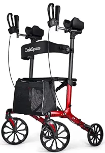 OasisSpace OS-9223L Upright Rollator Walker Manual Image