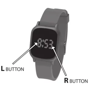 Accutime HSW296 LED Touch Screen Watch Manual Image